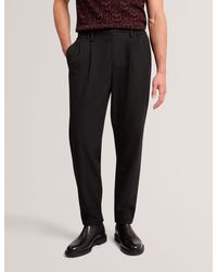 Ted Baker - Wilburr Tapered Flannel Tailored Trousers - Lyst