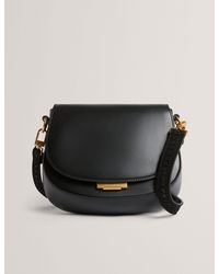 Ted Baker - Kkhayla Lock Detail Leather Shoulder Bag - Lyst