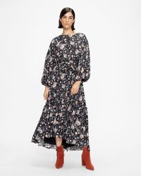 Ted Baker Grey Suede Barely There Block 