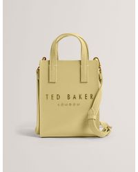 Ted Baker - Crinkll Mini Crinkle Patent Pu Icon Tote Bag - Lyst