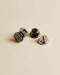 Ted Baker Boutons De Manchette En Forme De Boutons - Métallisé