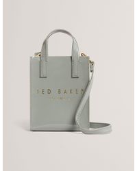 Ted Baker - Crinkll Mini Crinkle Patent Pu Icon Tote Bag - Lyst