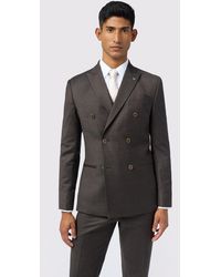 Ted Baker - Byronj Double-Breasted Flannel Suit Jacket - Lyst