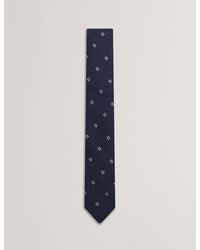 Ted Baker - Tadeon Mini Diamond Boucle Tie - Lyst