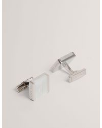 Ted Baker - Cuflink Stone Detail Cufflink - Lyst