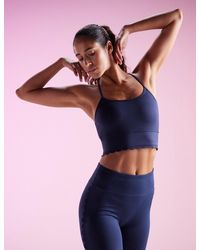 Ted Baker - Ella Scalloped Edge Comfort Yoga Sports Bra - Lyst