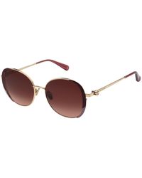 Ted Baker - Zarahlr Round Metal Frame Sunglasses - Lyst