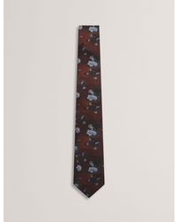 Ted Baker - Rosati Floral Photo Print Silk Tie - Lyst
