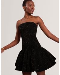 Ted Baker - Naely Sequin Bandeau Mini Dress - Lyst