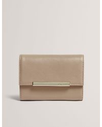 Ted Baker - Rylah Bar Detail Small Bifold Leather Purse - Lyst