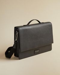 ted baker wowee embossed messenger bag