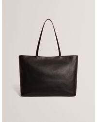 Ted Baker - Lenyya Pebbled Leather Wide Tote Bag - Lyst