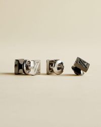 Ted Baker Boutons De Manchette Réversibles En Argent - Multicolore