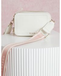 Ted Baker - Luceele Logo Webbing Leather Crossbody Camera Bag - Lyst
