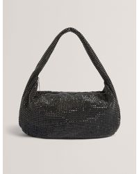 Ted Baker - Crystta Crystal Embellished Large Slouch Shoulder Bag - Lyst