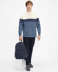 ted baker dominoe debossed backpack