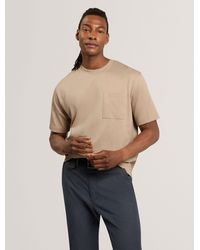 Ted Baker - Porflet Relaxed Cotton Crewneck T-Shirt - Lyst