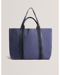 Ted Baker - Laurrel Suede Webbing Trim Large Shopper Bag - Lyst
