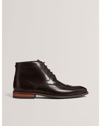 Ted Baker - Brogue Chukka Boot - Lyst