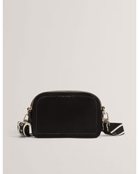 Ted Baker - Luceele Logo Webbing Leather Crossbody Camera Bag - Lyst