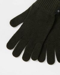 Ted Baker Jersey Stitch Gloves - Green