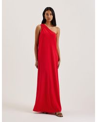 Ted Baker - Maxi Dress One Shoulder Long Dresses Evening Party Summer Casual Flowy Elegant Prom - Lyst