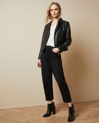 ted baker mandyy leather jacket