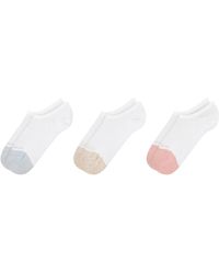 Ted Baker - 3 Pack Contrast Toe Liner Trainer Socks - Lyst