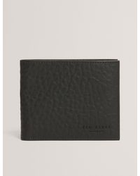 Ted Baker - Petro Pebbled Leather Card Holder Wallet - Lyst