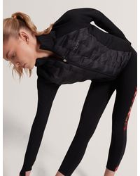 Ted Baker - Emma Insulated Hybrid Zip-Up Running Jacket - Lyst
