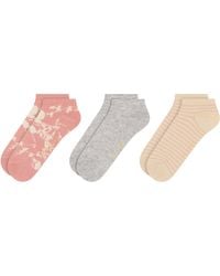 Ted Baker - 3 Pack Low Cut Liner Trainer Socks - Lyst