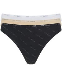Ted Baker - Indie 3-Pack Branded No-Show Thongs - Lyst