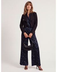 Ted Baker - Rosecee Tailored Cropped Wool Wrap Jacket - Lyst
