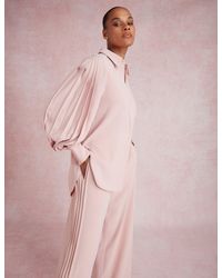 Ted Baker - Miriti Piping Detail Relaxed Long Sleeve Shirt - Lyst