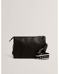 Ted Baker - Larinda Webbing Strap Leather Crossbody Bag - Lyst
