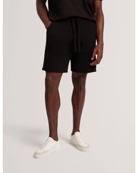 Ted Baker - Owaine Wool Knit Straight Leg Shorts - Lyst