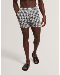 Ted Baker - Belaire Retro Geo Drawstring Swim Shorts - Lyst