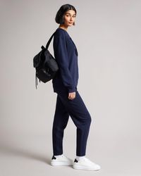 ted baker snake effect leather platform trainers