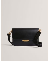 Ted Baker - Kkasa Lock Detail Leather Crossbody Bag - Lyst