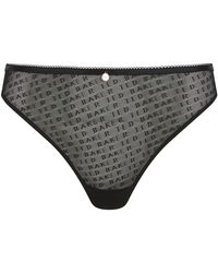 Ted Baker - Irene Sheer Branded Mesh Thong - Lyst