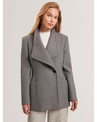 Ted Baker - Evigna Wool Rich Hourglass Short Wrap Coat - Lyst