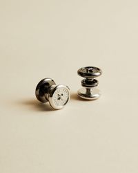Ted Baker Gemelos Diseño De Botón - Metálico