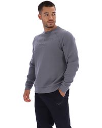 Ted Baker - Craig Embossed Logo Crew Neck Training Sweatshirt - Lyst