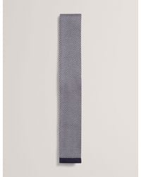 Ted Baker - Onur Two Tone Textured Knit Tie - Lyst