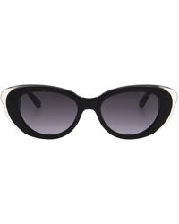 Ted Baker - Brontebp Oval Butterfly Frame Sunglasses - Lyst