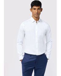 Ted Baker - Emile Sateen Stretch Cotton Slim Fit Shirt - Lyst