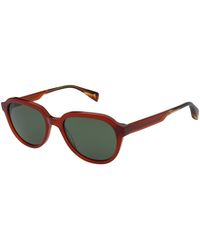 Ted Baker - Cristopha Chunky Retro Round Sunglasses - Lyst