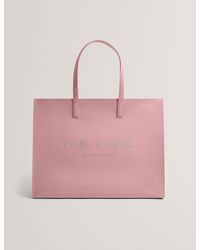 Ted Baker - Crikon Crinkled Pu Wide Icon Tote Bag - Lyst