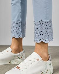 ted baker embroidered jeans