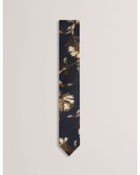 Ted Baker - Tinchy Abstract Floral Print Silk Tie - Lyst